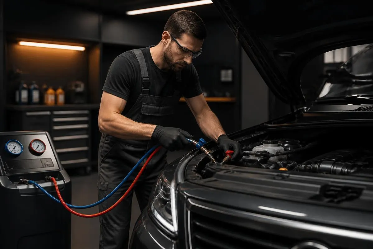 Air Conditioning Regas service at Pro Auto Essex in Basildon